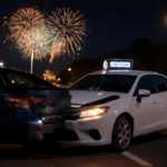 Rideshare Accident After a Theme Park Fireworks Night: Who Pays—Uber/Lyft, the Driver, or You?